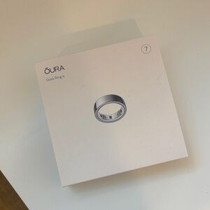 Oura Ring 4 in Silver (size 7)